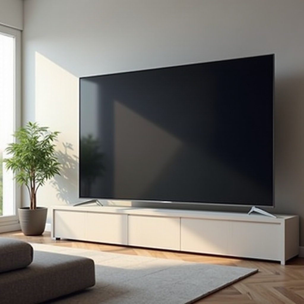 شاشة فارغة لتلفاز LG