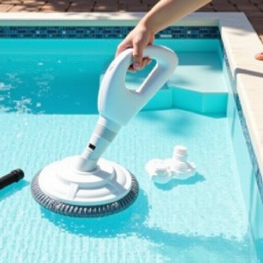 how to setup a pool vacuum