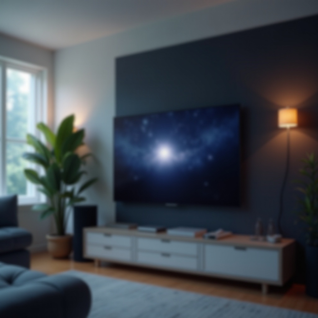 ضوء الاستعداد في تلفزيون سامسونج يومض