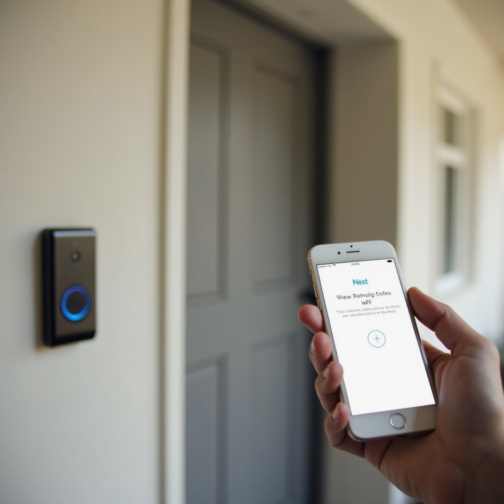 how to connect nest doorbell to new wifi