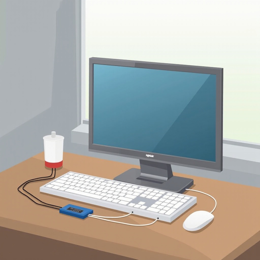 how to connect 2 pcs to one monitor