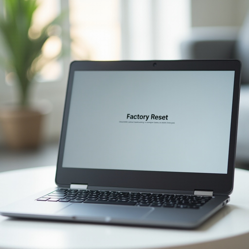 как сбросить chromebook до заводских настроек