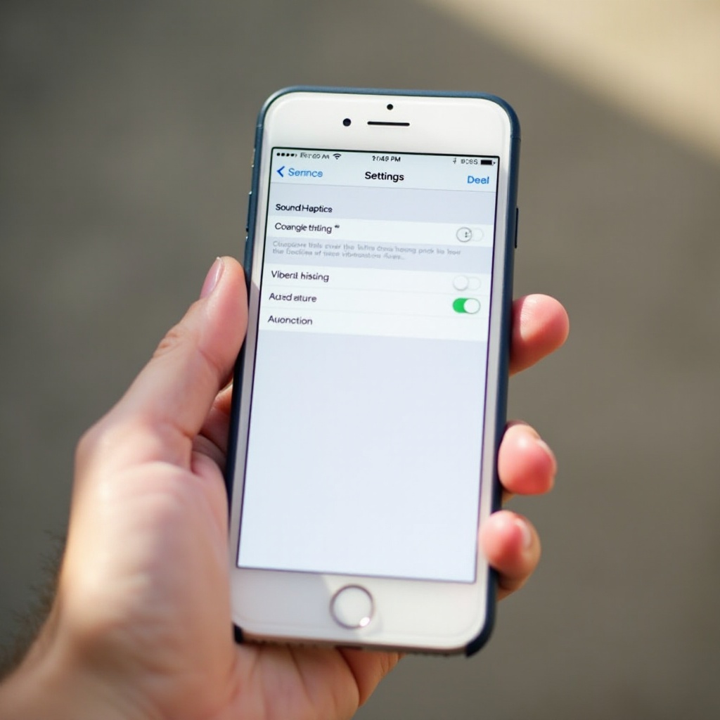 wo ist die vibration auf dem iphone
