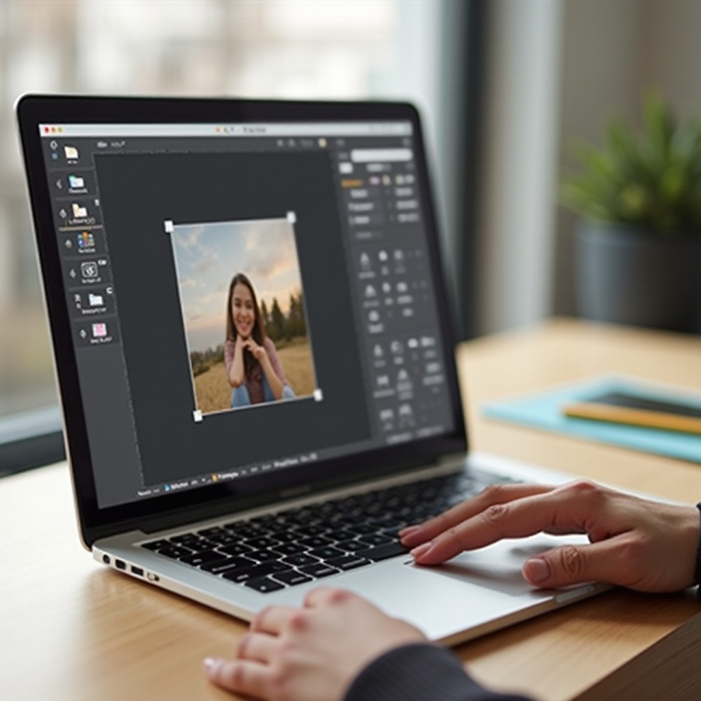 обрезать изображение на Mac