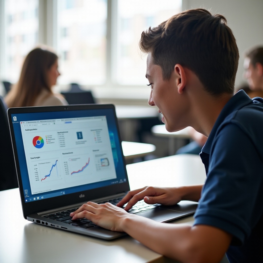 come ispezionare su un Chromebook scolastico