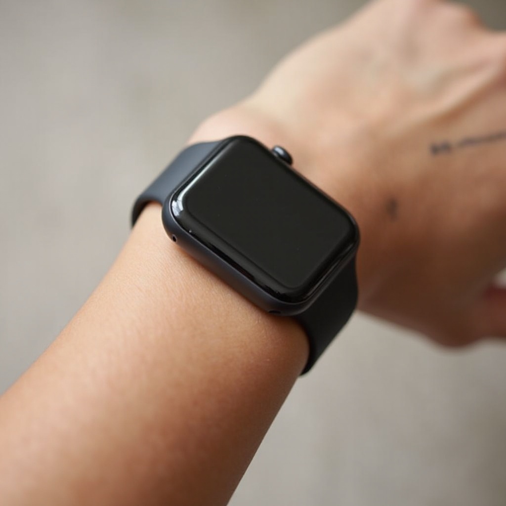 segni rossi dall'Apple Watch