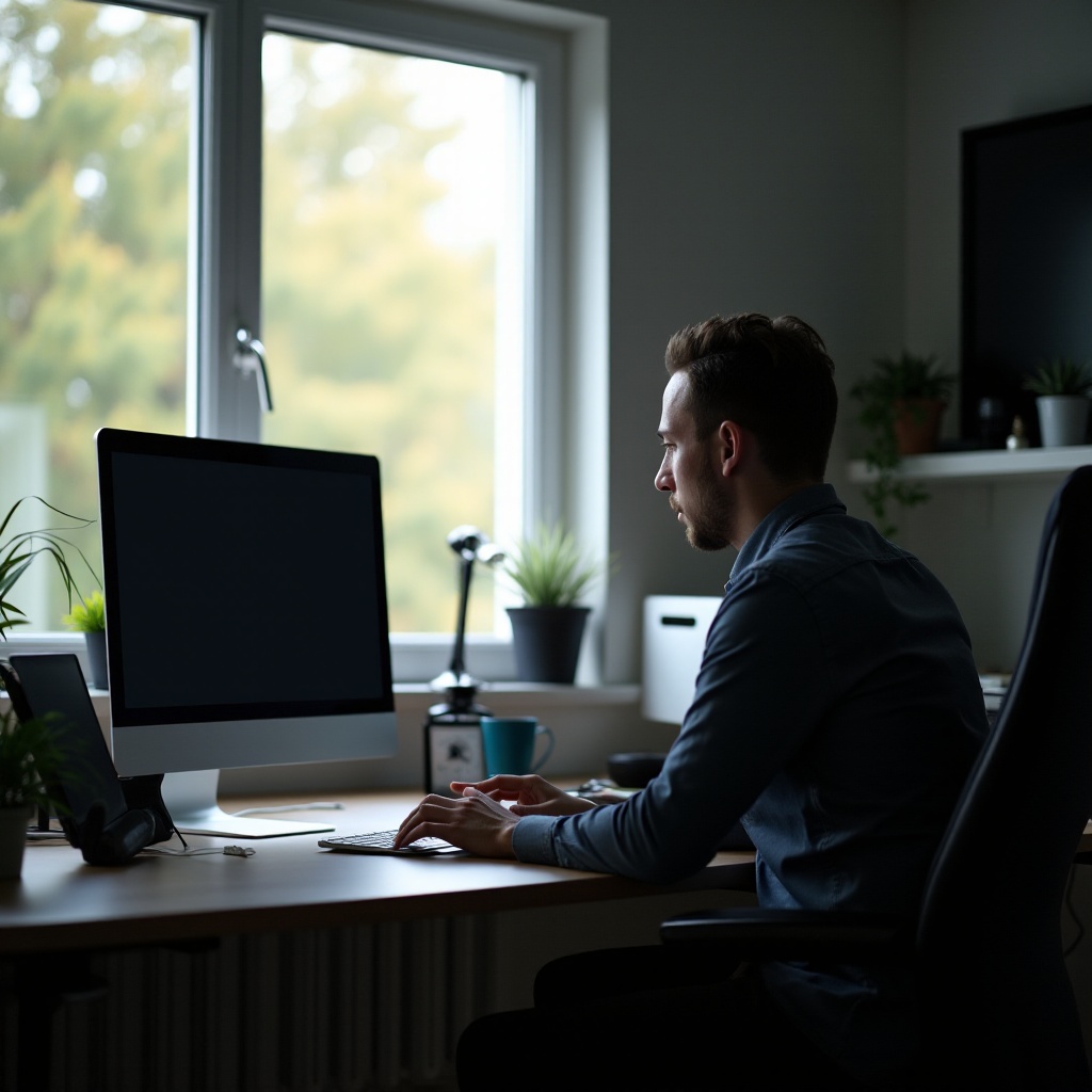 мой ПК загружается, но нет отображения