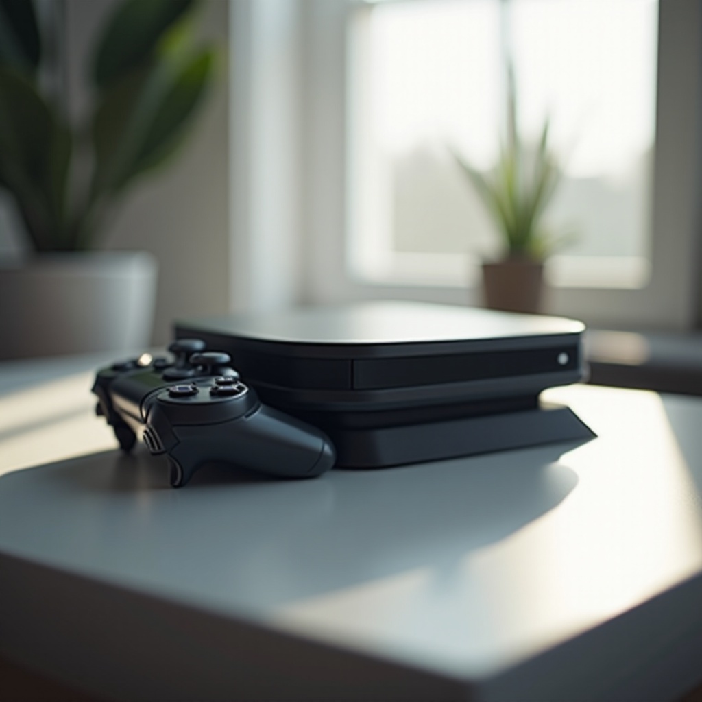 أين يوجد زر الطاقة في PS4