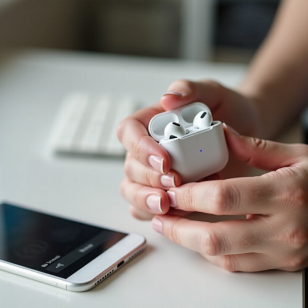 restablecimiento de fábrica de los AirPods