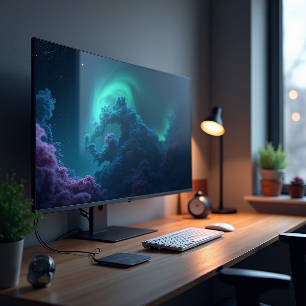 هل يمكن استخدام جهاز كمبيوتر محمول كشاشة مكتبية