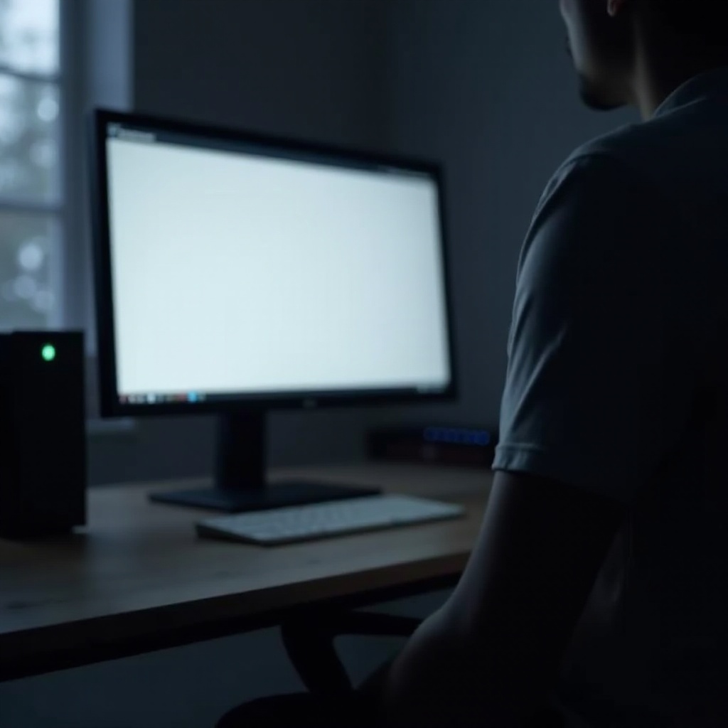 mon PC démarre mais pas d'affichage