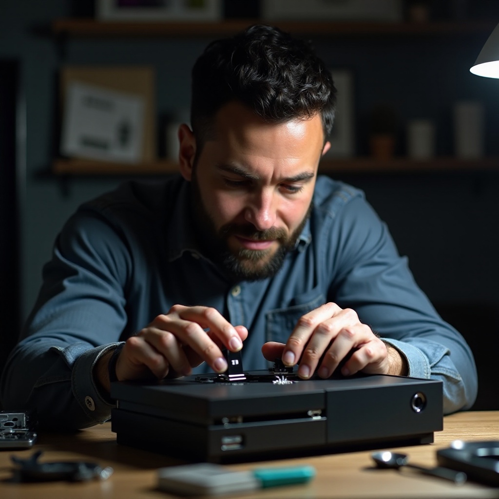 дверца Xbox 360 не открывается