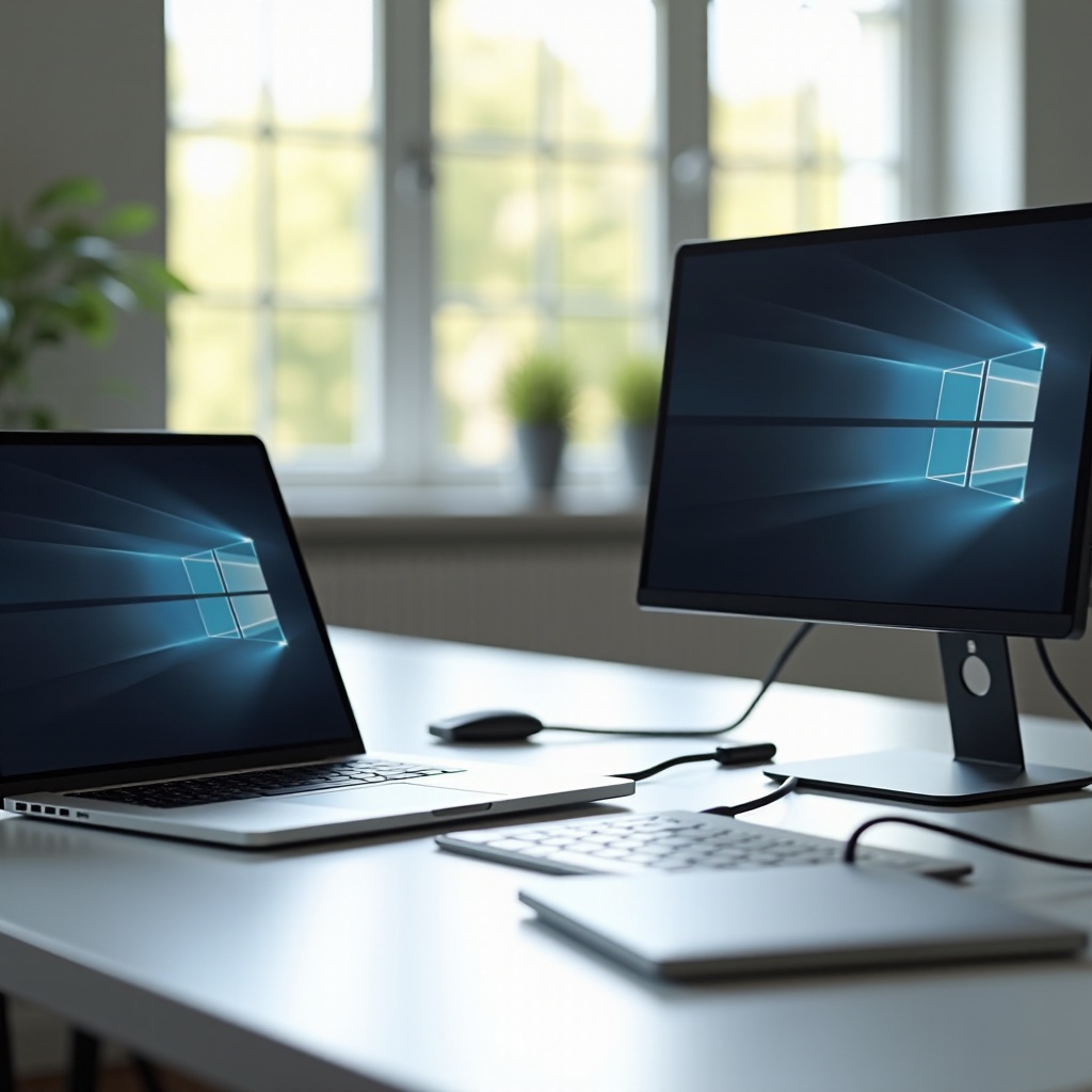 how to add a screen to my laptop windows