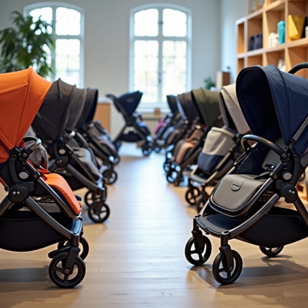 front and rear facing pushchair