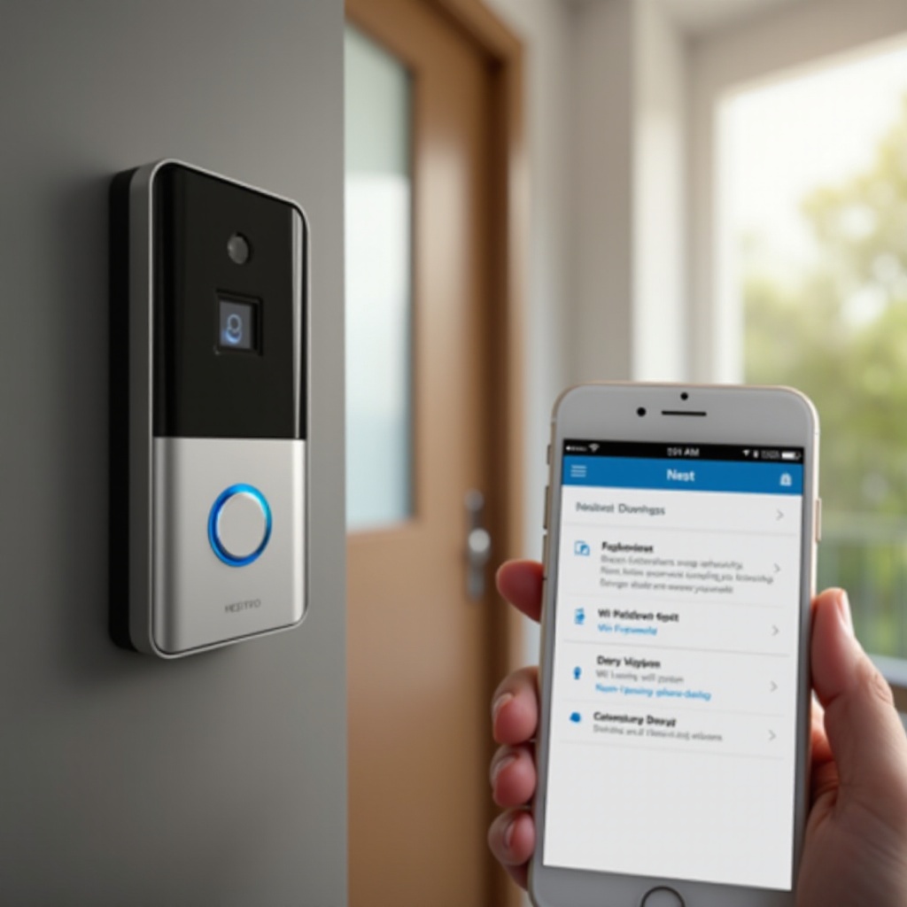wie man die Nest-Türklingel mit einem neuen WLAN verbindet