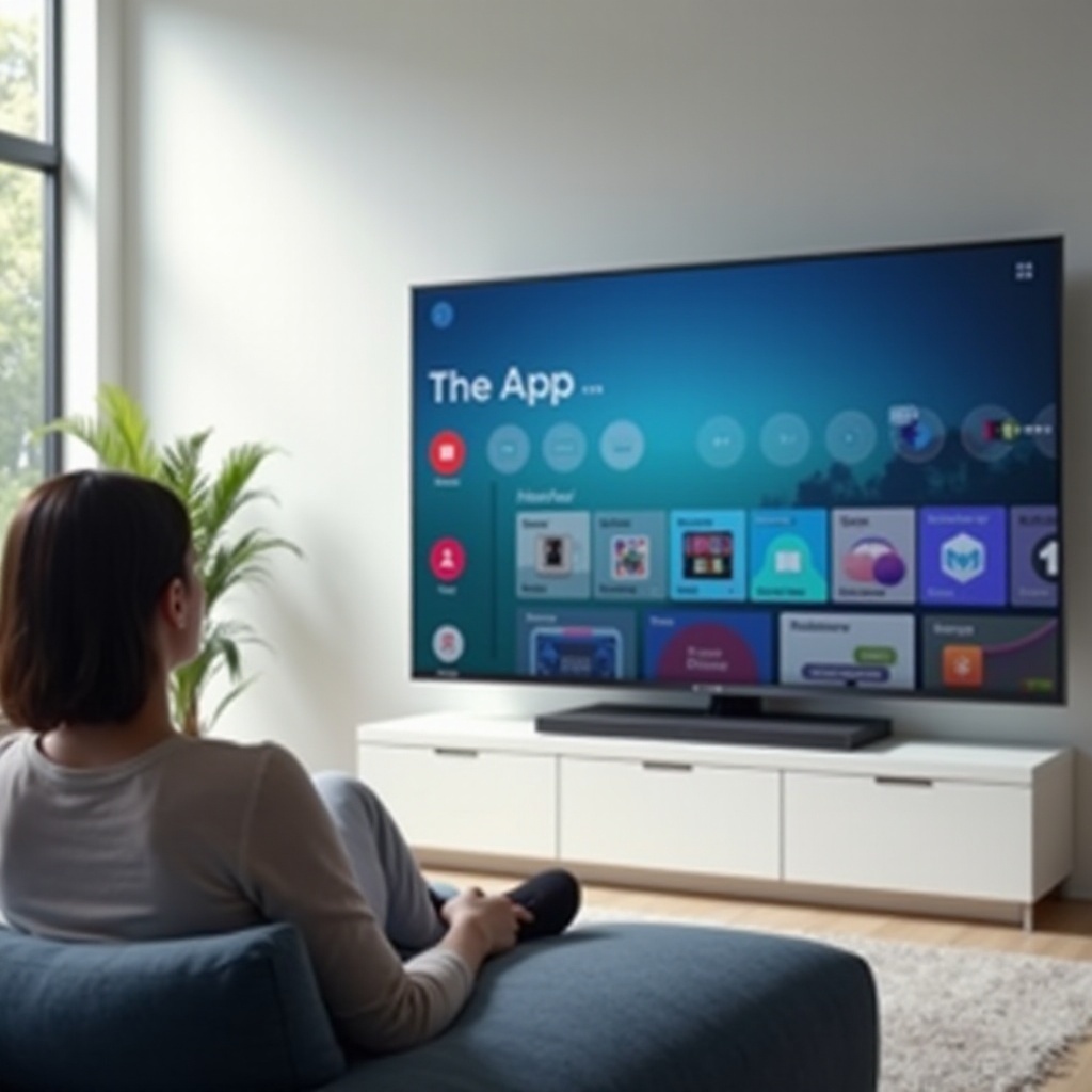 où se trouve l’App Store sur la Smart TV Samsung