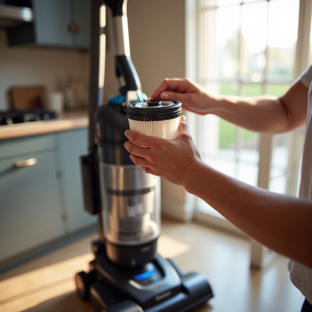 how do you clean the filter of a shark vacuum