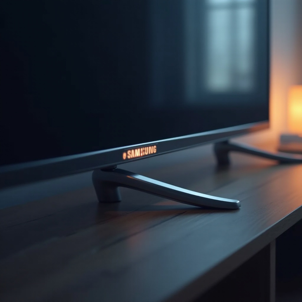 luz de espera del televisor Samsung parpadeando