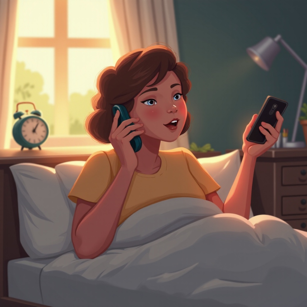 how to wake someone up over the phone