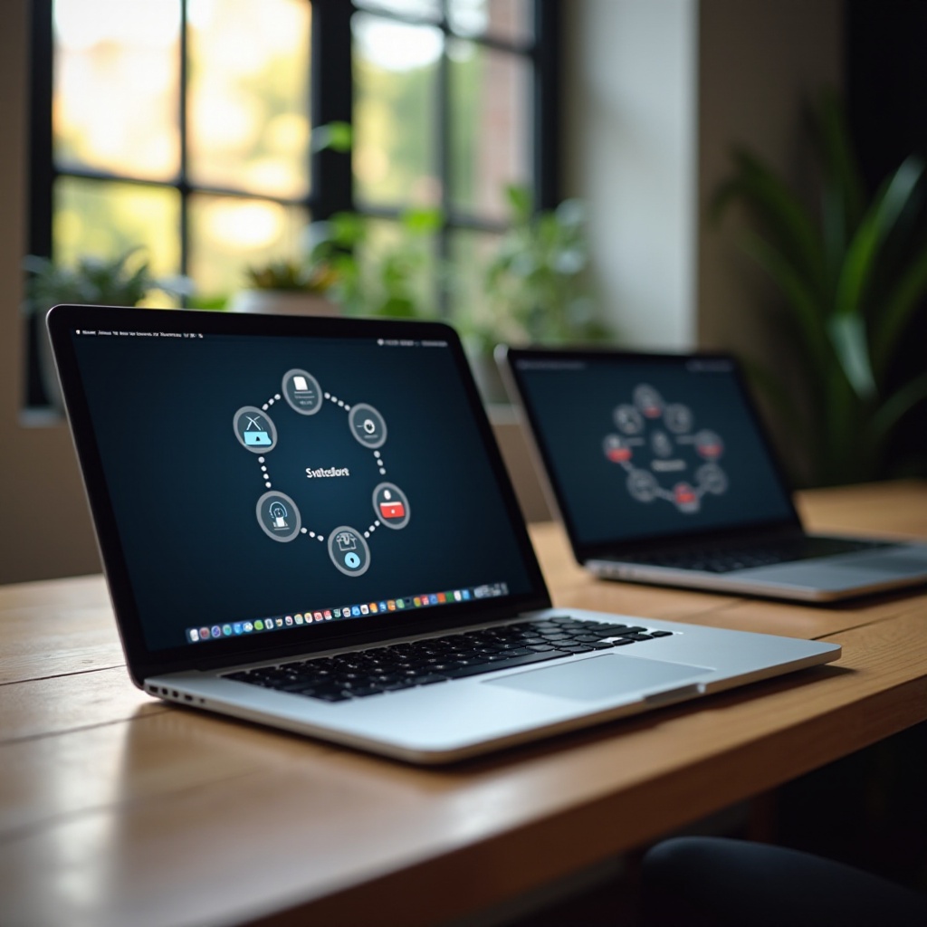 wie greift MacBook auf einen anderen Laptop im selben Netzwerk zu