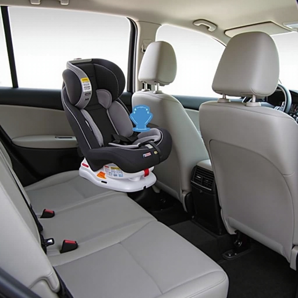 how to install a rear facing car seat