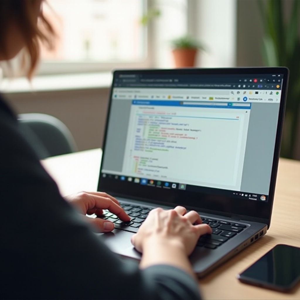 come aprire l'ispezione su Chromebook