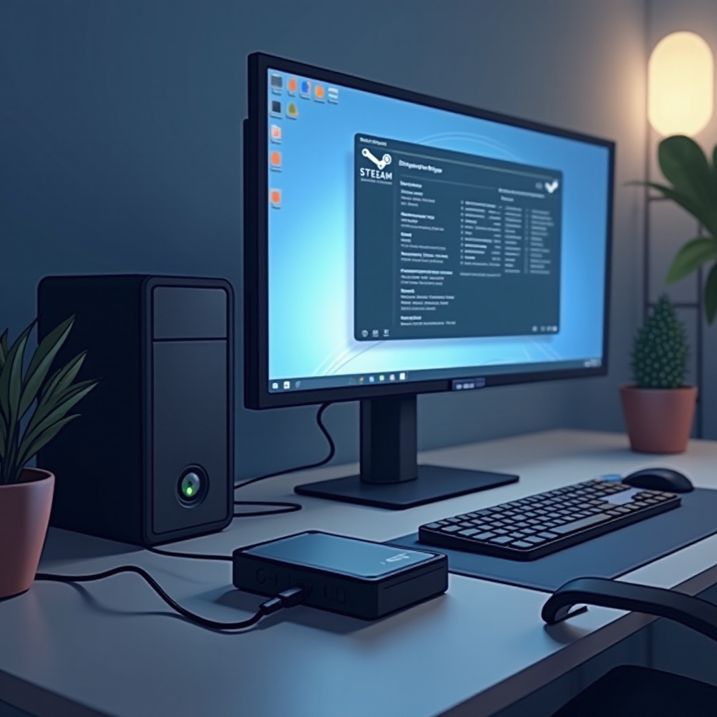 comment installer des jeux Steam sur un disque dur externe