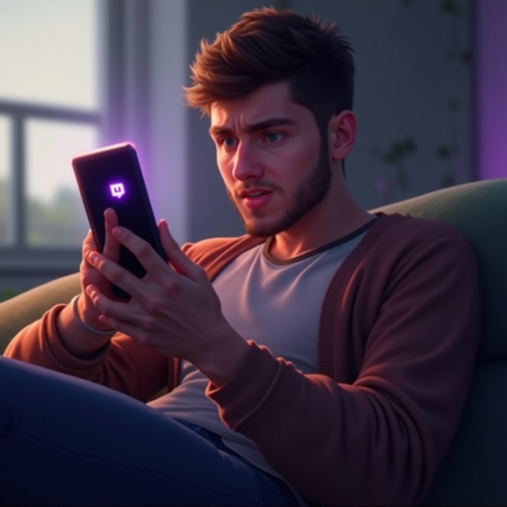 why is my twitch delayed on phone