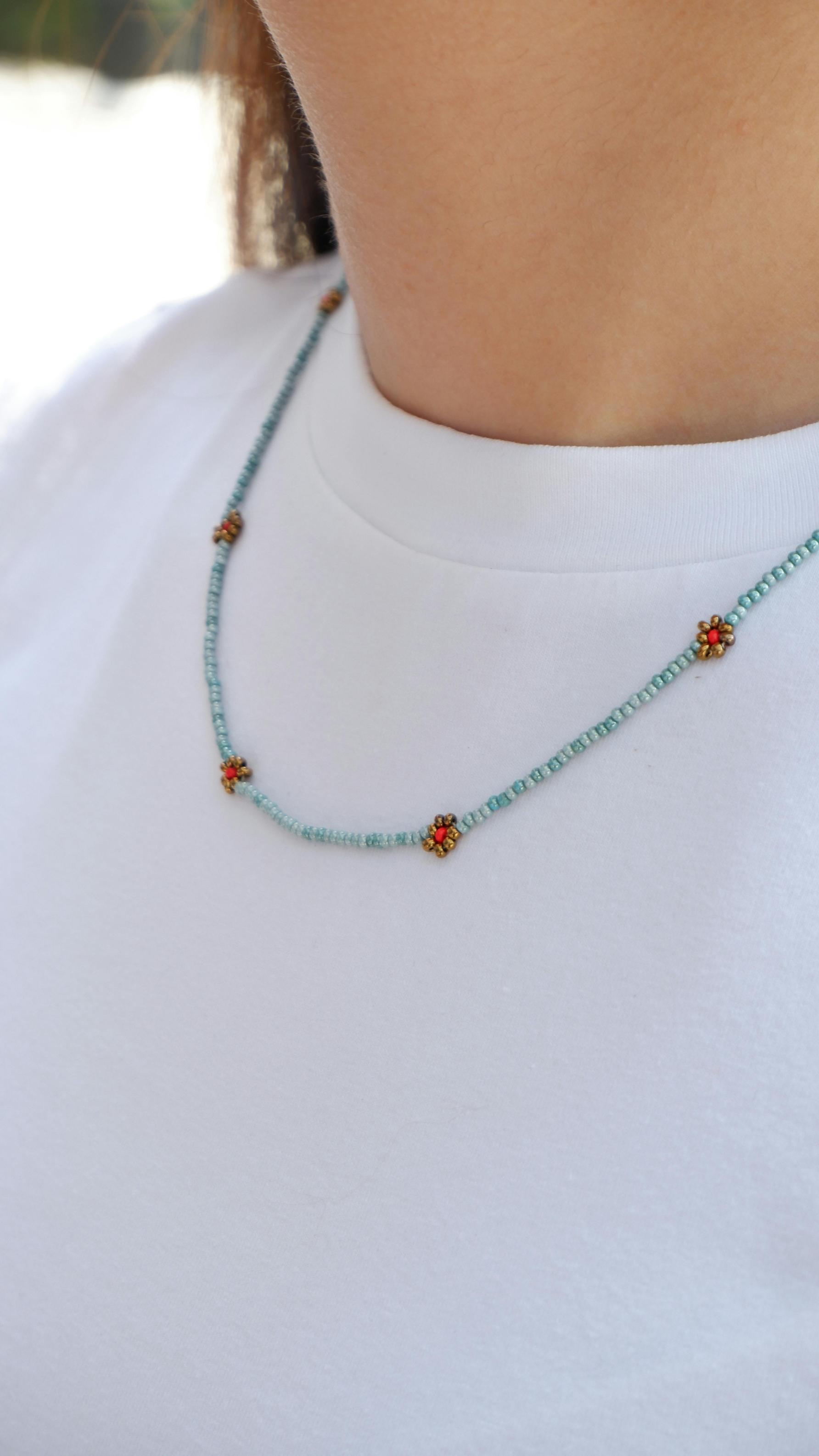 how to make choker necklace with beads