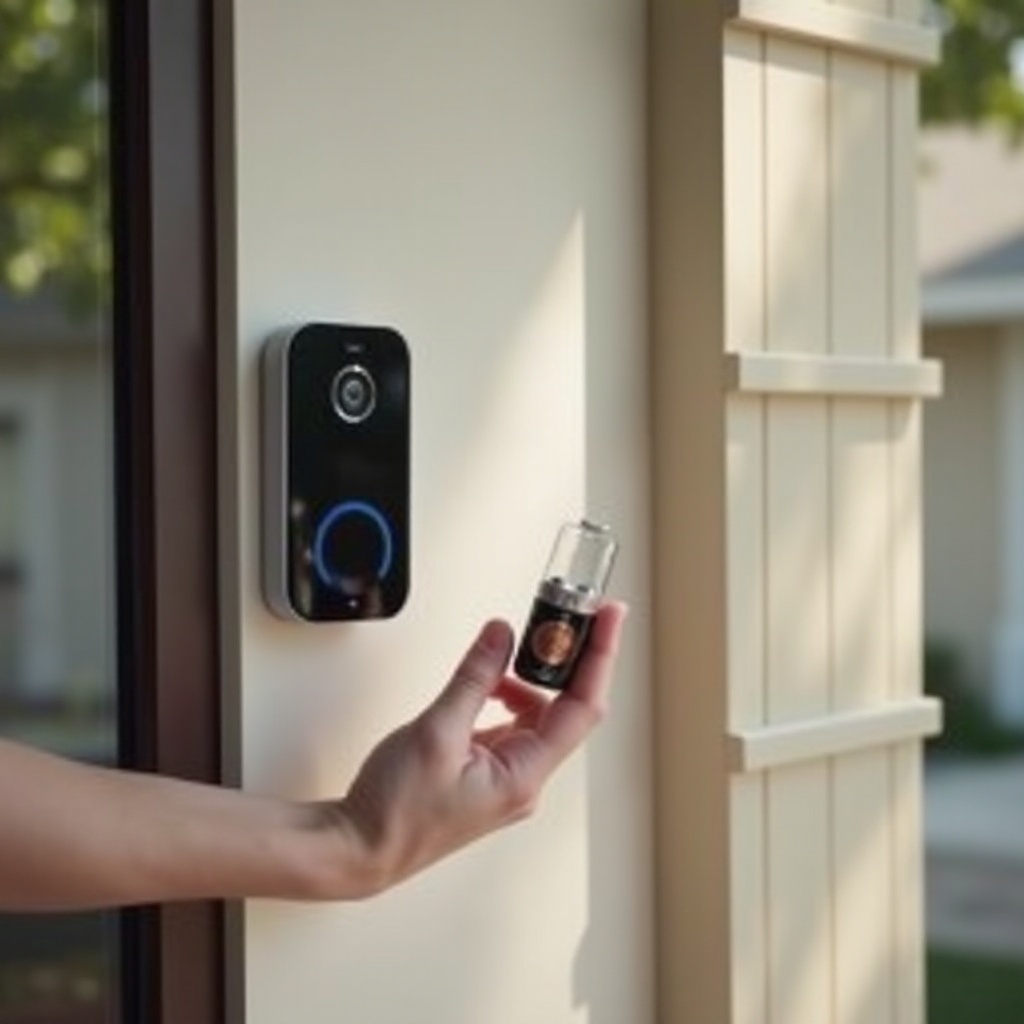 blink doorbell not working after battery change
