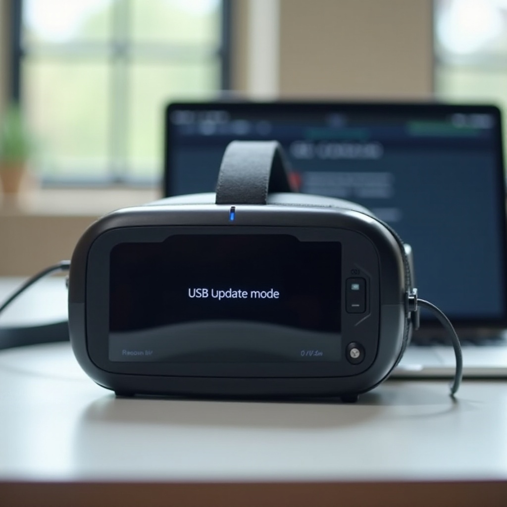 Quest 3 atascado en modo de actualización USB