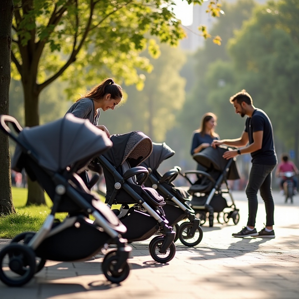 front and rear facing pushchair