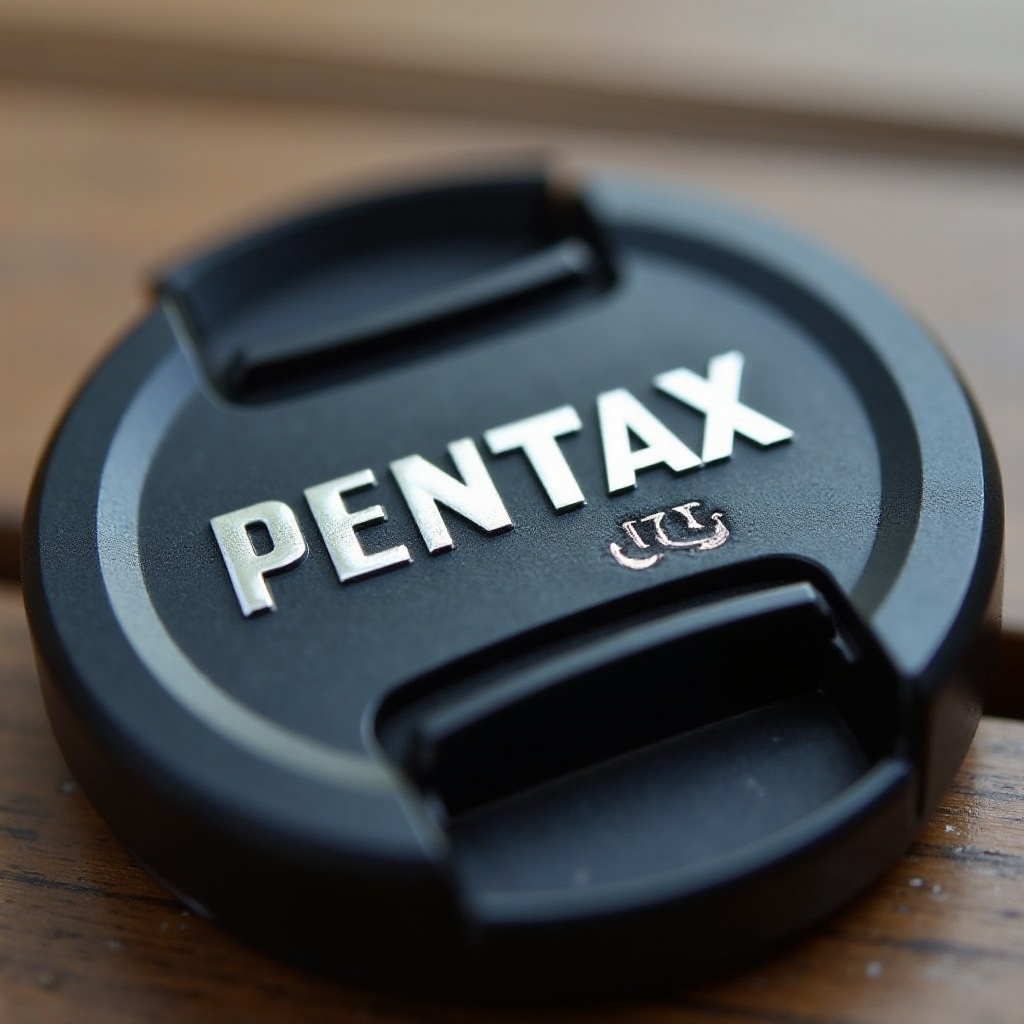ما هو aug على غطاء عدسة كاميرا pentax