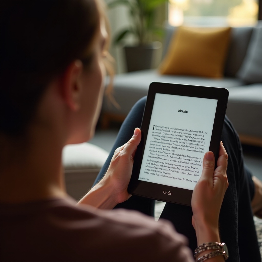 wie man die Kindle-App benutzt