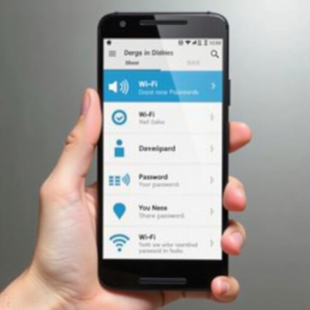 Android WLAN-Passwort teilen