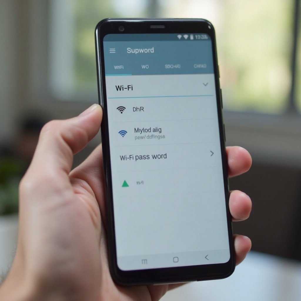 مشاركة كلمة مرور الواي فاي أندرويد