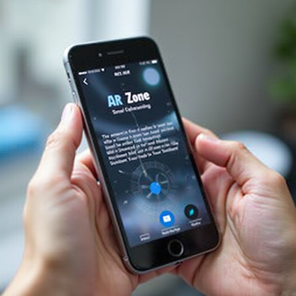 what is ar zone app on my phone