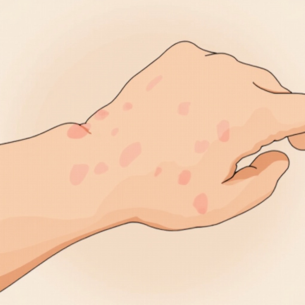 rote Abdrücke von der Apple Watch